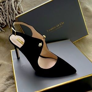 Louise et Cie high heeled suede shoes